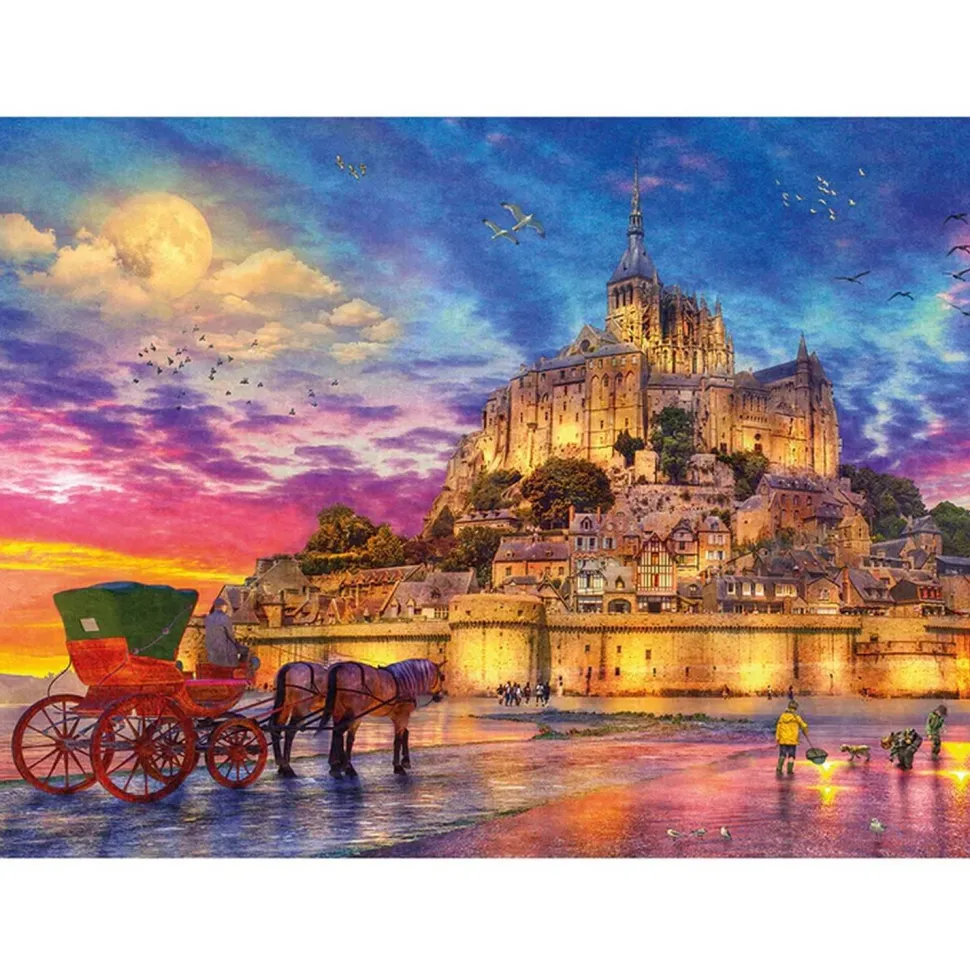 Puzzle 1000 pièces : Mont Saint-Michel - Gibsons
