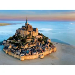 Puzzle 1000 pièces : Mont-Saint-Michel - Educa