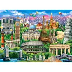 Puzzle 1000 pièces : Monuments Célèbres - Castorland