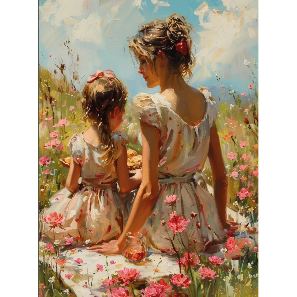 Puzzle 1000 pièces : Mère et Fille - Ks Games