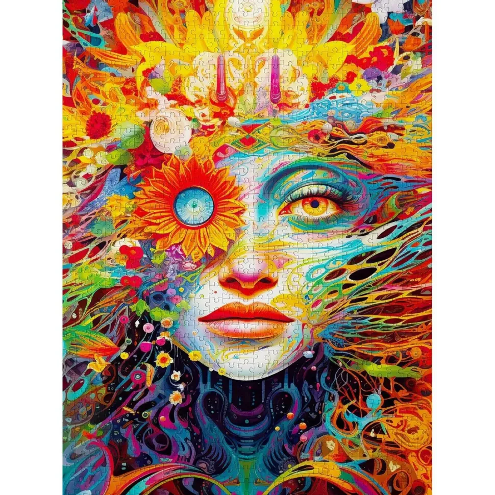 Puzzle 1000 pièces : Muse audacieuse - EnjoyPuzzle