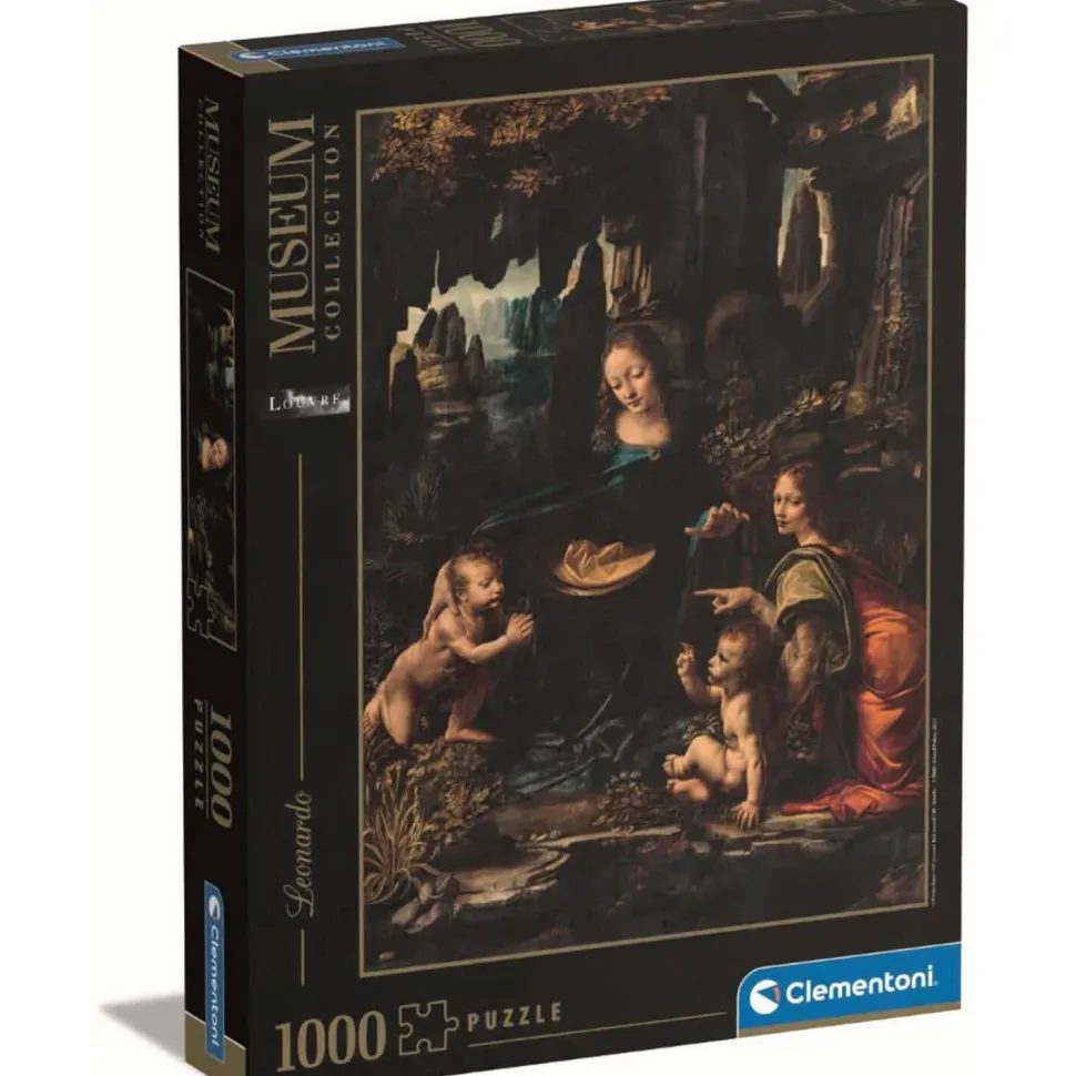 Puzzle 1000 pièces : Museum : Léonard de Vinci - Clementoni