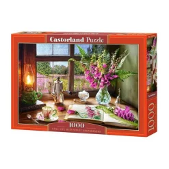 Puzzle 1000 pièces : Nature morte avec Violette Snapdragon - Castorland