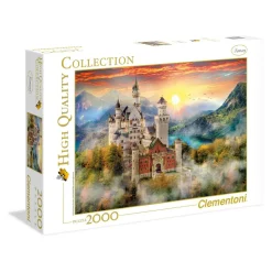 Puzzle 2000 pièces : Neuschwanstein - Clementoni