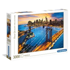 Puzzle 3000 pièces : New York - Clementoni