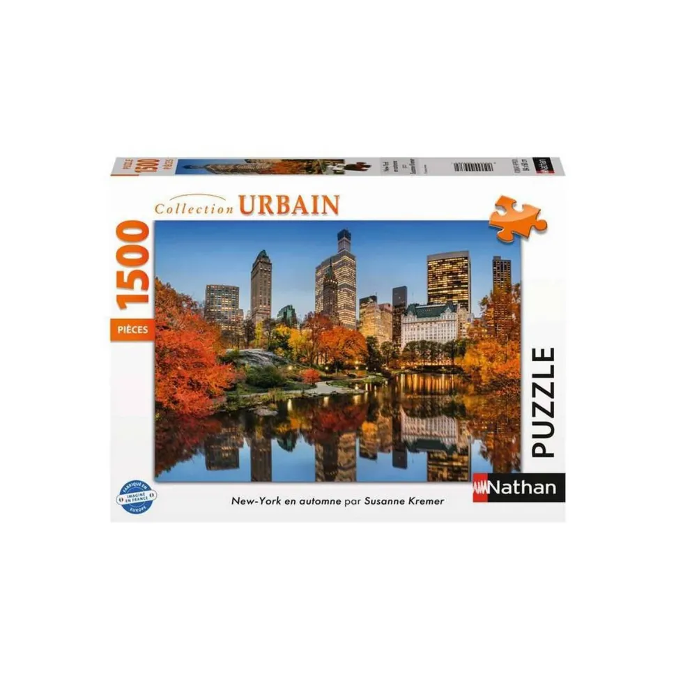 Puzzle 1500 pièces : New-York en automne - Nathan