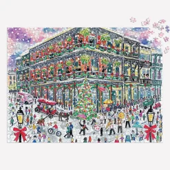 Puzzle 1000 pièces : Noël à la Nouvelle-Orléans, Michael Storrings - Galison