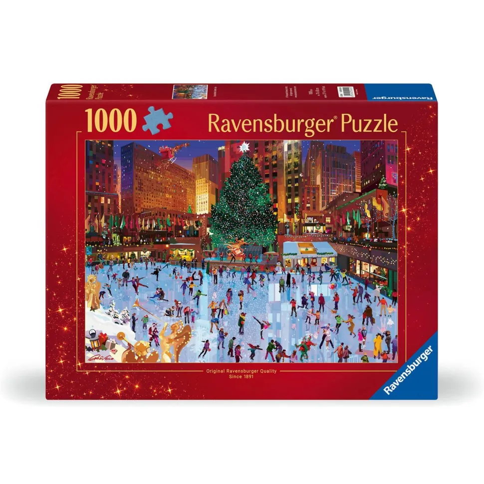 Puzzle 1000 pièces : Noël au Rockefeller Center - Ravensburger