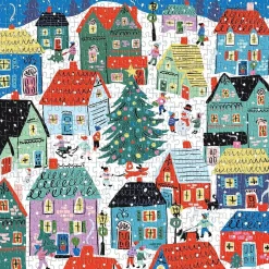 Puzzle 500 pièces : Noël au village - Galison