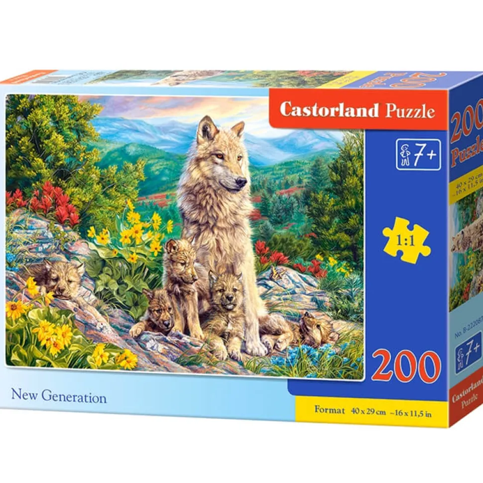 Puzzle 200 pièces : Nouvelle génération - Castorland