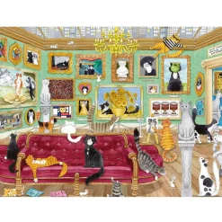 Puzzle 1000 pièces : Nuit au Miaousée - Gibsons