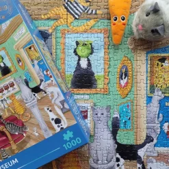 Puzzle 1000 pièces : Nuit au Miaousée - Gibsons