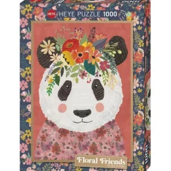 Puzzle 1000 pièces : Panda Câlin - Heye