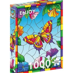 Puzzle 1000 Pièces : Papillon de Cristal - EnjoyPuzzle