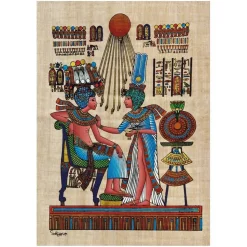 Puzzle 1000 pièces : Papyrus Trône de Toutankhamon - Ks Games