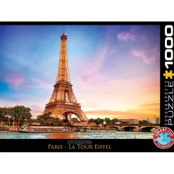 Puzzle 1000 pièces : Paris la Tour Eiffel - Eurographics