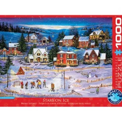 Puzzle 1000 pièces : Patinage à la lueur des étoiles - Eurographics