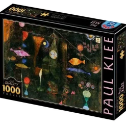 Puzzle 1000 pièces : Paul Klee - Poissons Magiques - DToys