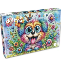 Puzzle 1000 pièces : PAW-SITIVE VIBES - JaCaRou