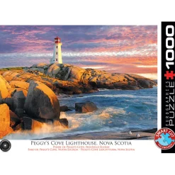 Puzzle 1000 pièces : Phare de Peggy's Cove, Nouvelle-Ecosse - Eurographics