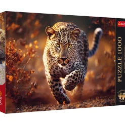 Puzzle 1000 pièces : Photo Odyssée : Léopard sauvage - Trefl