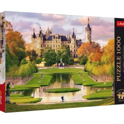 Puzzle 1000 pièces : Photo Odyssée : Château de Schwerin, Allemagne - Trefl