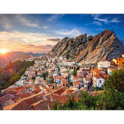 Puzzle 3000 pièces : Pietrapertosa, Italie - Castorland