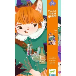 Puzzle 36 pièces - Pio le magicien + 1 miniature - Djeco