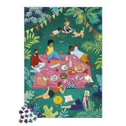 Puzzle 1000 pièces : Pique-nique Entre Amis - Janod