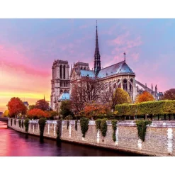 Puzzle 1500 pièces : Pittoresque Notre-Dame - Ravensburger