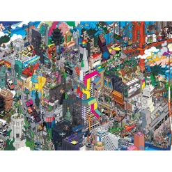 Puzzle 1000 pièces : pixorama san francisco quête - Heye