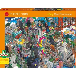 Puzzle 1000 pièces : pixorama san francisco quête - Heye