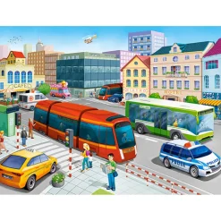 Puzzle 100 pièces : Place de la Ville - Castorland