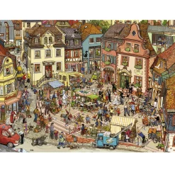 Puzzle 1000 pièces : Place du Marché, Göbel et Knorr - Heye