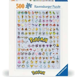 Puzzle 500 pièces : Pokédex première génération - Pokémon - Ravensburger