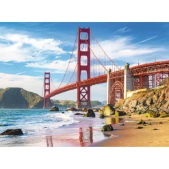 Puzzle 1000 pièces : Pont du Golden Gate, San Francisco, USA - Trefl