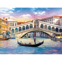 Puzzle 500 pièces : Pont du Rialto, Venise - Trefl