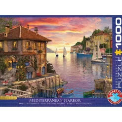 Puzzle 1000 pièces : Port méditerranéen - Eurographics