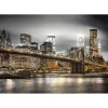 Puzzle 1000 pièces + poster : Horizon de New York - Clementoni