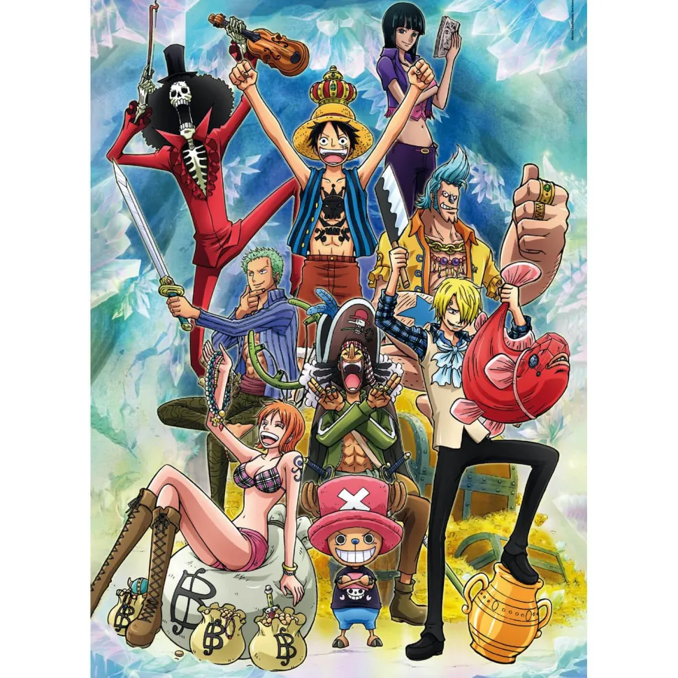 Puzzle 1000 pièces + poster : One Piece - Clementoni