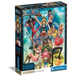 Puzzle 1000 pièces + poster : One Piece - Clementoni