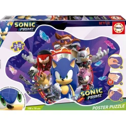 Puzzle 250 pièces : POSTER SONIC PRIME - Educa