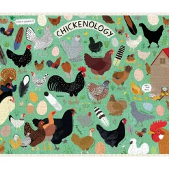 Puzzle 1000 pièces : Pouletologie - Galison