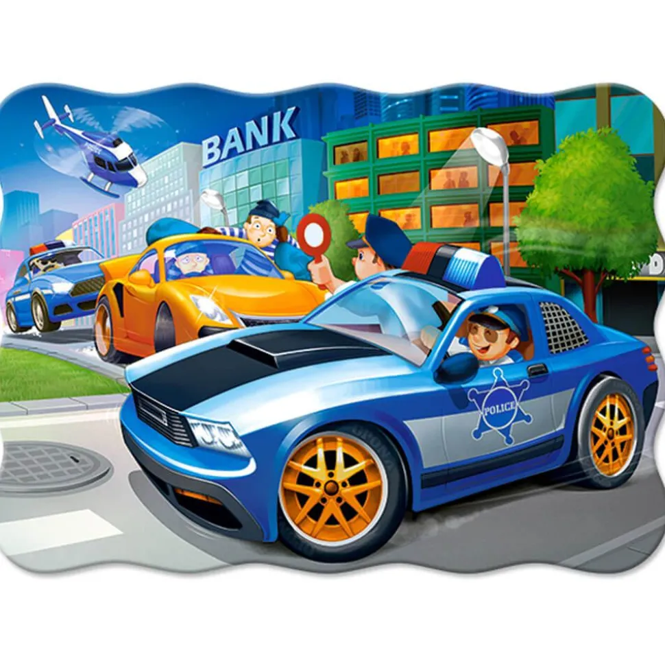 Puzzle 30 pièces : Poursuite policière - Castorland