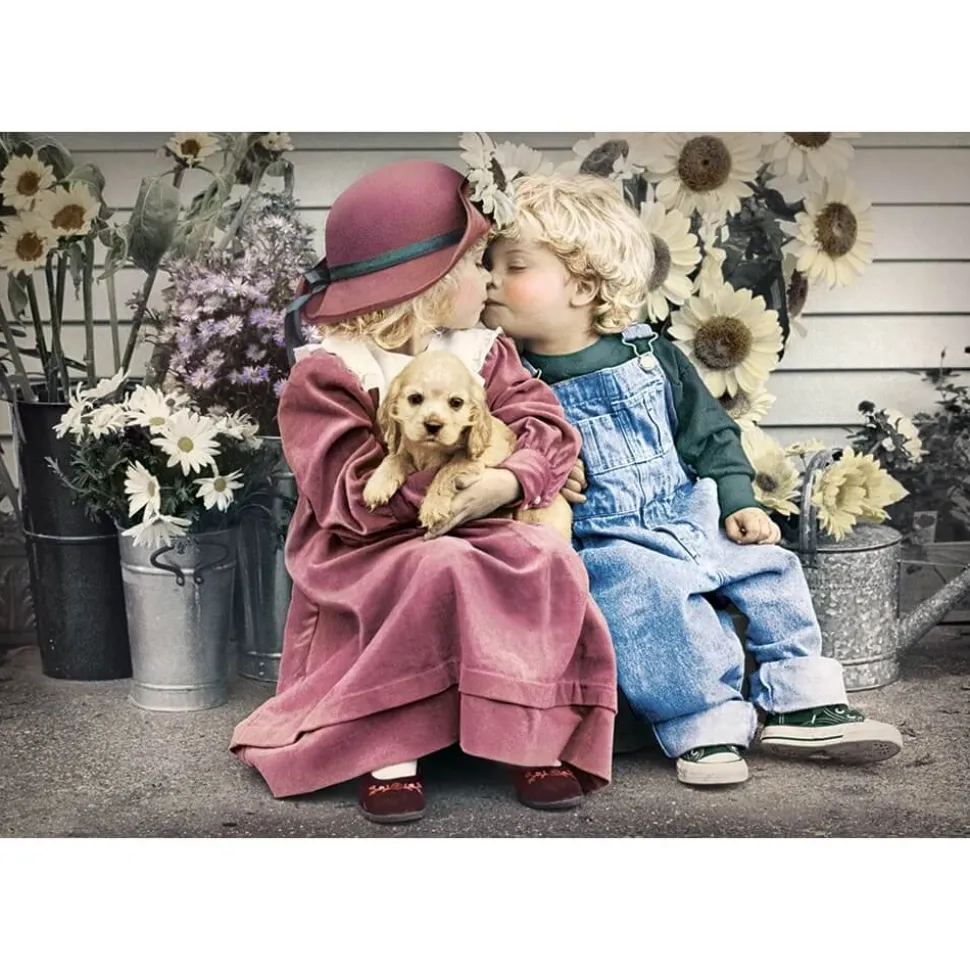 Puzzle 1000 pièces : Premier amour - Castorland