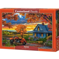 Puzzle 500 pièces : Promenade d'automne - Castorland