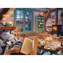 Puzzle 1000 pièces : Puzzle secret : Maison de vacances - Schmidt