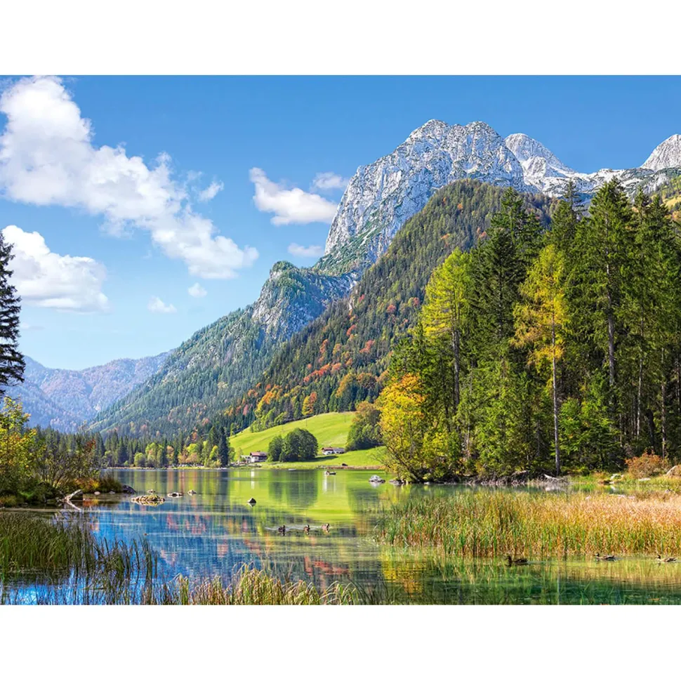 Puzzle 2000 pièces : Refuge de montagne dans les Alpes - Castorland