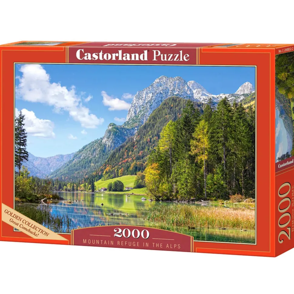 Puzzle 2000 pièces : Refuge de montagne dans les Alpes - Castorland