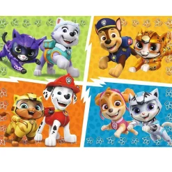 Puzzle 60 pièces : Rencontre avec les supers chats - Nathan